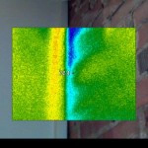 Foaming in the gap between wall and chimney